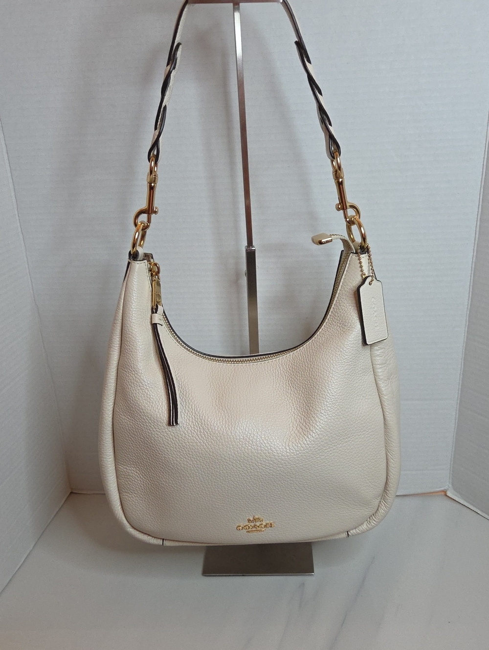 Coach Jules Hobo Pebbled Leather Bag - Style C9190